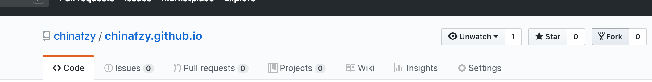 fork my repository